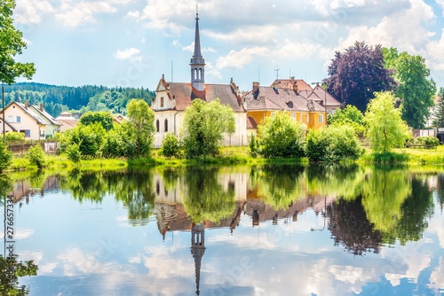 Fotografía View at the St.Joseph Chapel in Vyssi Brod - Czech Republic