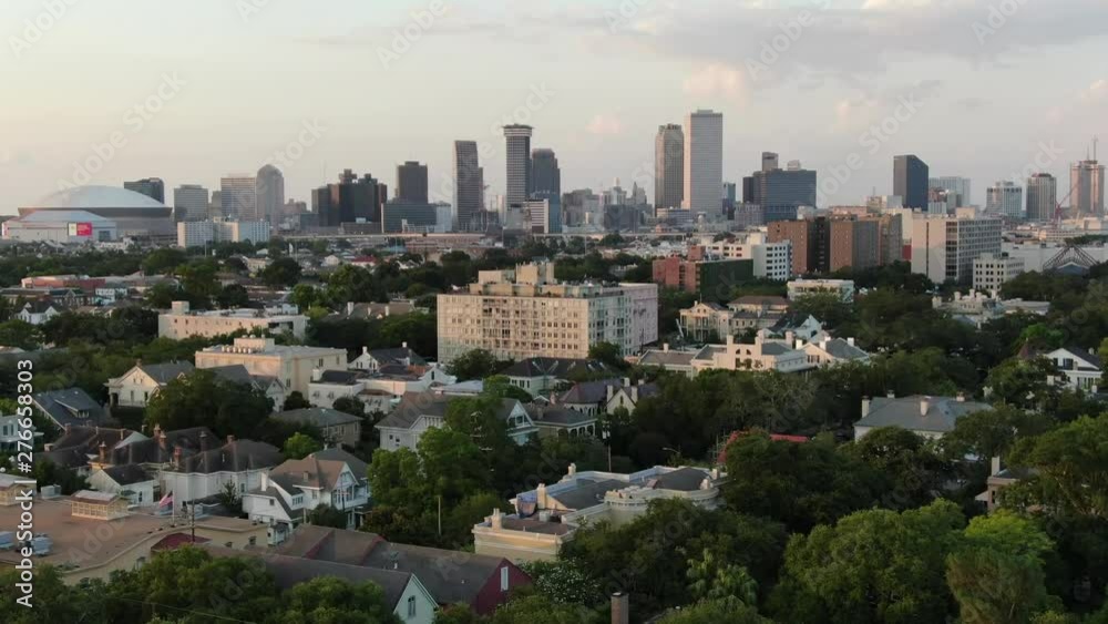 Aerial of Magazine Street, New Orleans, Louisiana Aerial of Magazine Street, New Orleans, Louisiana