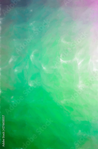 Abstract illustration of green Watercolor Wash background