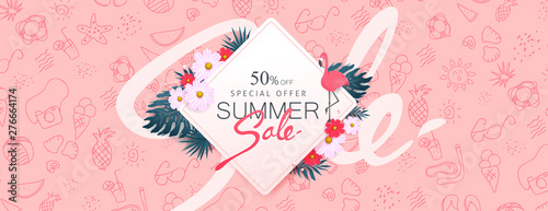 Summer sale background layout for banners,Wallpaper,flyers, invitation, posters, brochure, voucher discount.Vector illustration template.