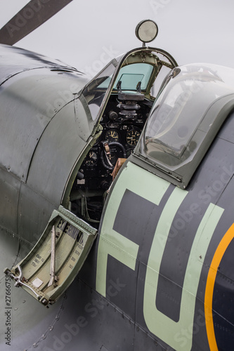 Obraz na płótnie Spitfire cockpit