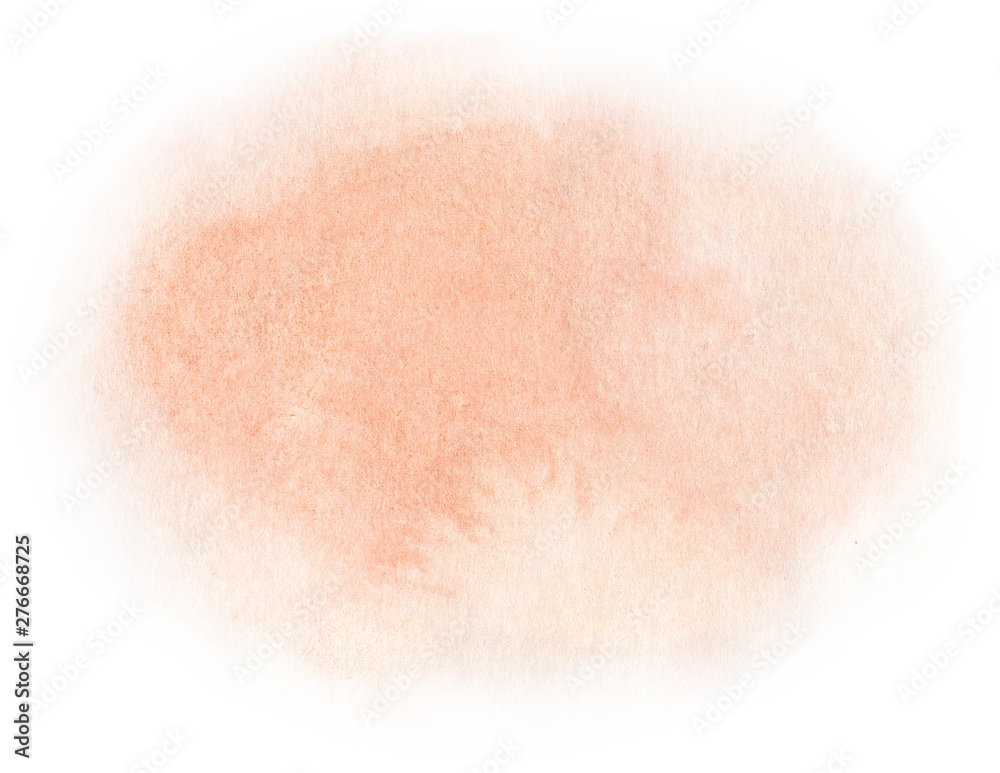 Fototapeta premium Hand painted watercolor gold texture. Hand drawn illustration isolated on white background.