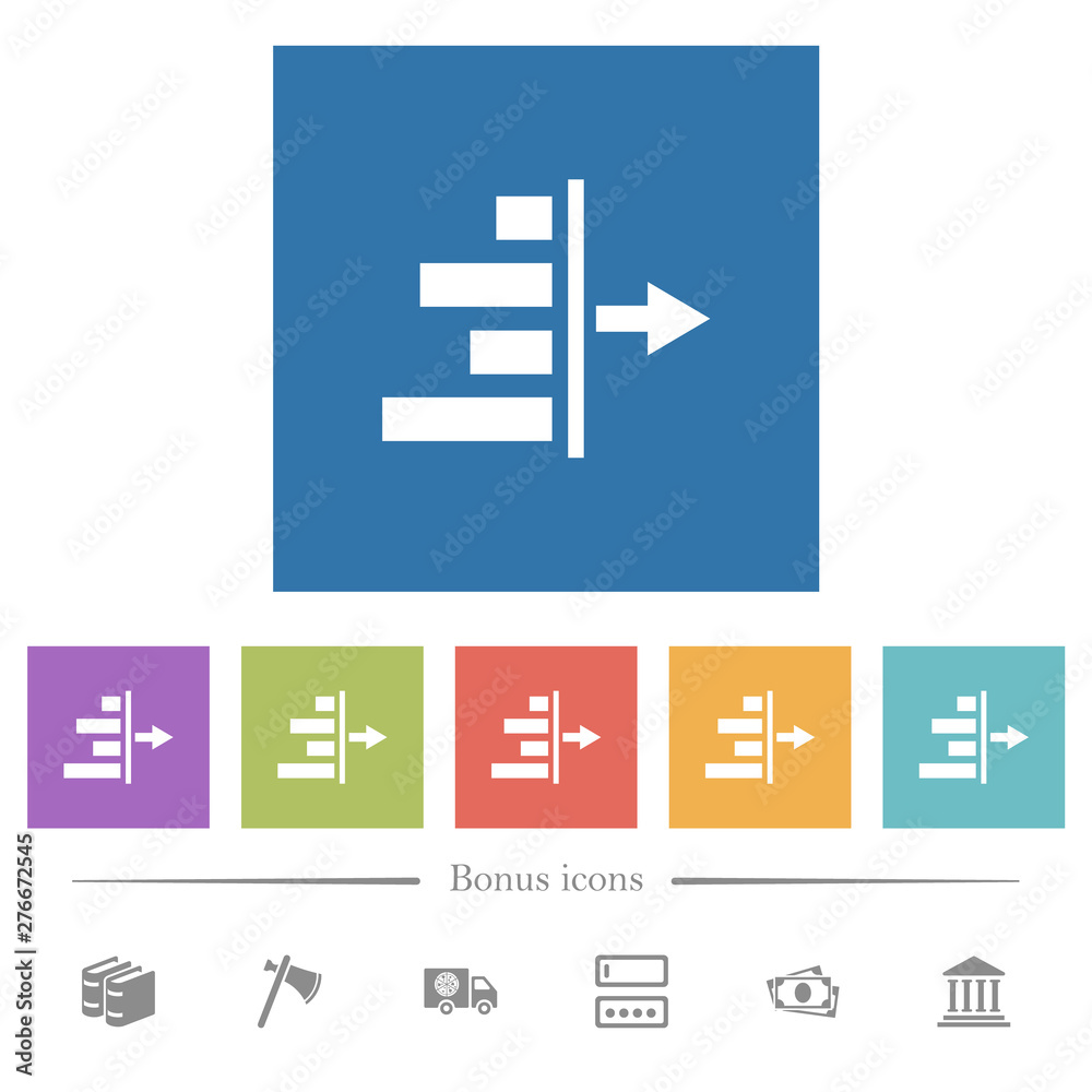 Decrease right indentation of content flat white icons in square backgrounds Decrease right indentation of content flat white icons in square backgrounds