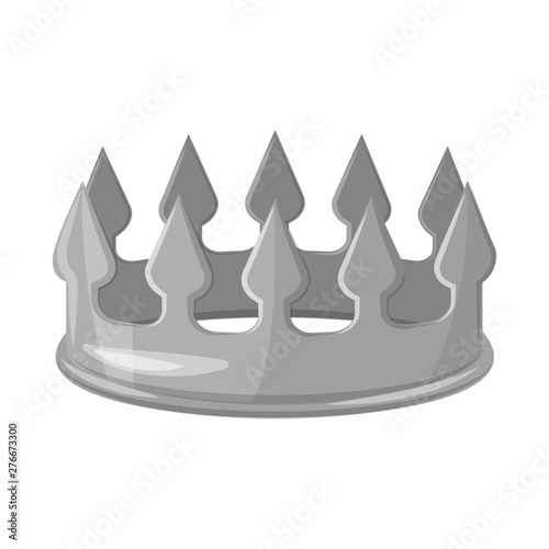 Vector illustration of jewel and vip symbol. Collection of jewel and nobility vector icon for stock.