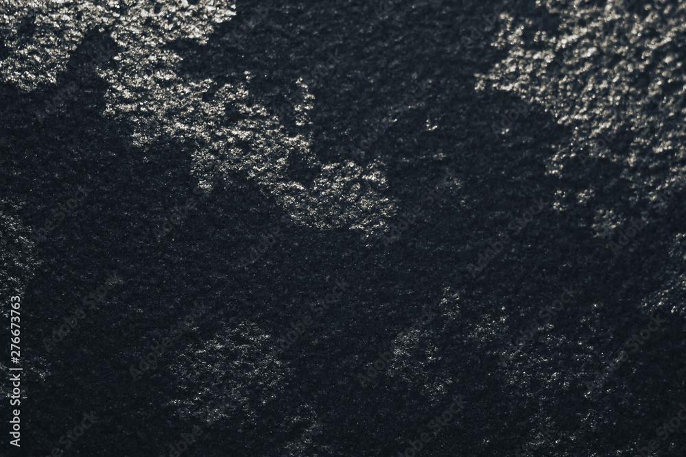 abstract black background with small bubbles one abstract black background with small bubbles one