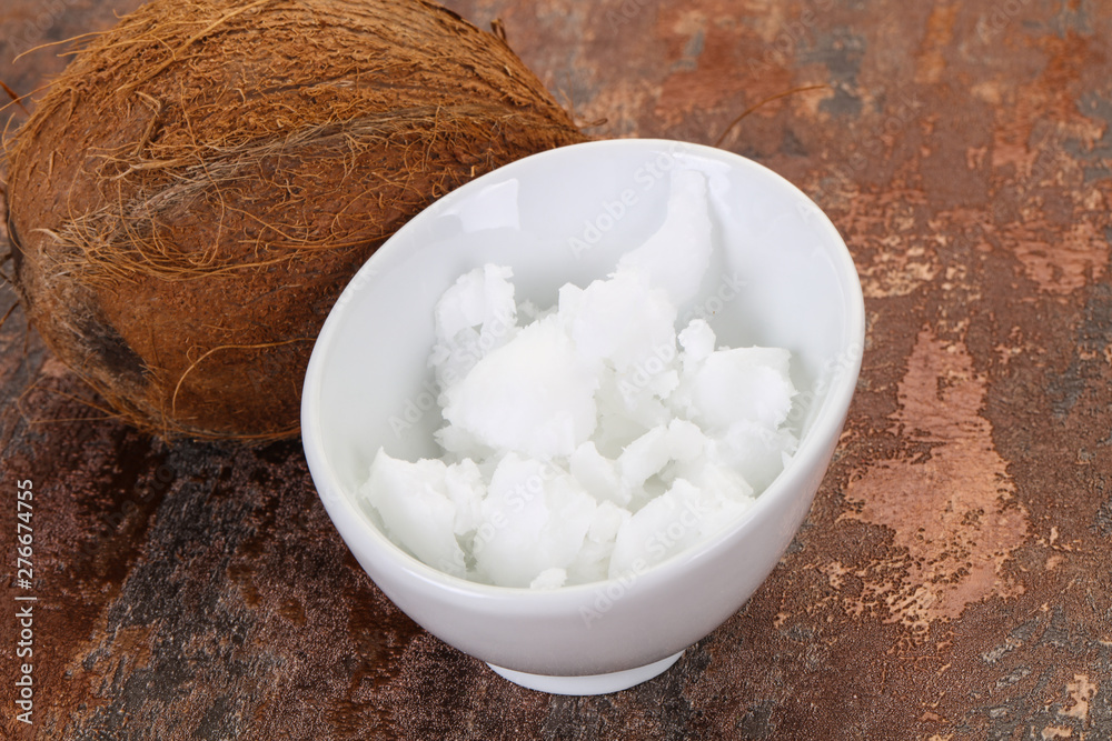 Dietary Coconut oil in the bowl Dietary Coconut oil in the bowl