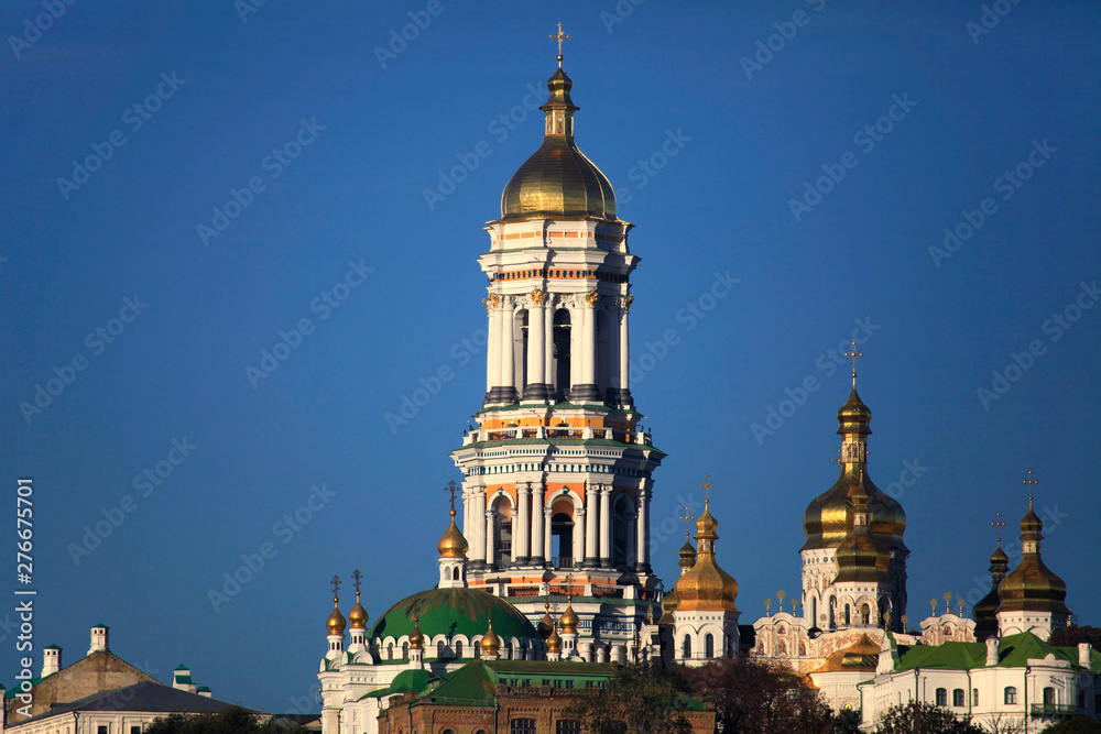 Kiev Pechersk (Kyiv Pechersk) Lavra monastery and it’s bell tower (Great Belfry). Historical and cultural reserve – UNESCO object  