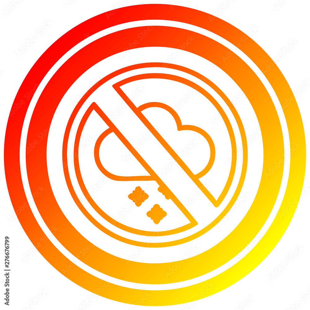 no hot weather circular in hot gradient spectrum no hot weather circular in hot gradient spectrum
