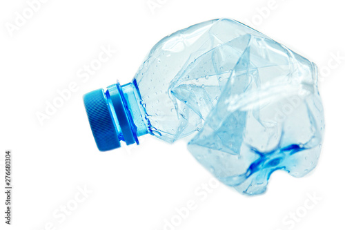 Empty plastic bottle