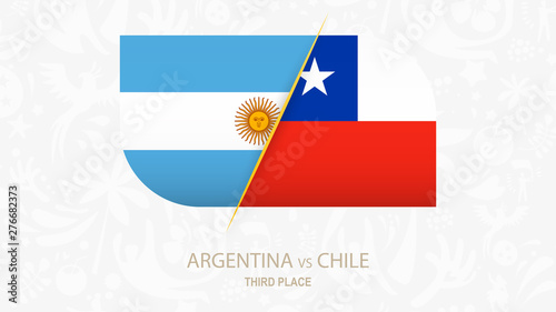 Argentina vs Chile, Final of Football competition.