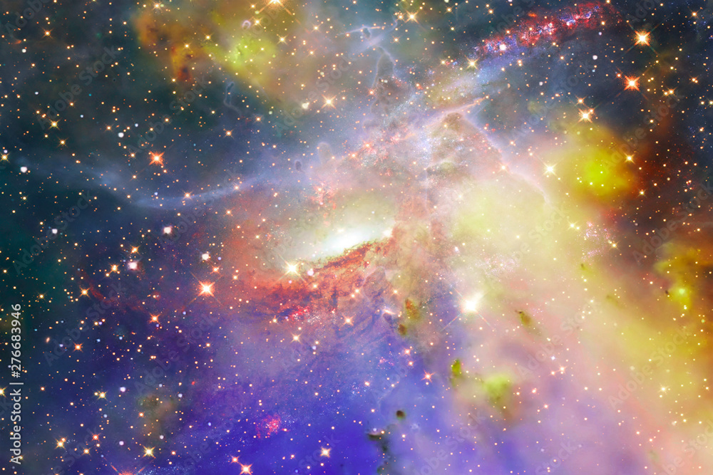 Beautiful galaxy. Nebulae and stars. The elements of this image furnished by NASA. Beautiful galaxy. Nebulae and stars. The elements of this image furnished by NASA.