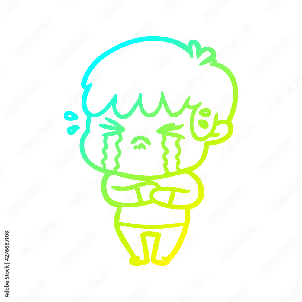 cold gradient line drawing cartoon boy crying cold gradient line drawing cartoon boy crying