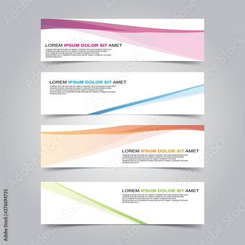 Vector Abstract banner web template