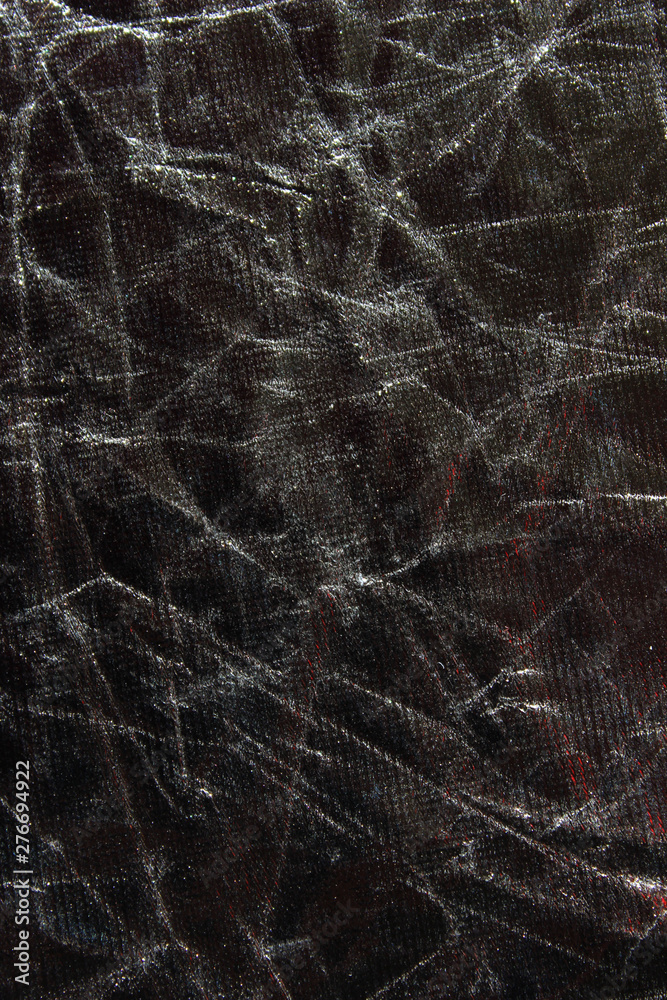 Blurred Dark Gray  Background. Blurred Abstract Background Texture. Dark Gray Color. Gray Crumpled Texture.