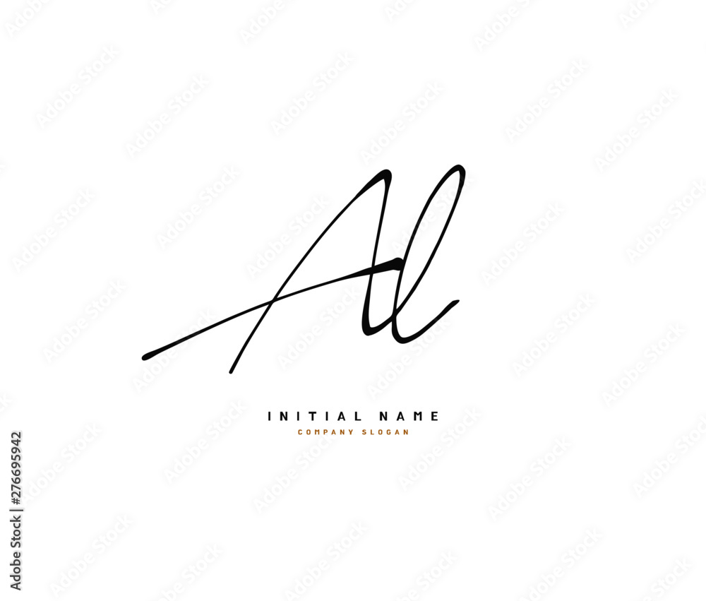 A L AL Beauty vector initial logo, handwriting logo of initial signature, wedding, fashion, jewerly, boutique, floral and botanical with creative template for any company or business. A L AL Beauty vector initial logo, handwriting logo of initial signature, wedding, fashion, jewerly, boutique, floral and botanical with creative template for any company or business.