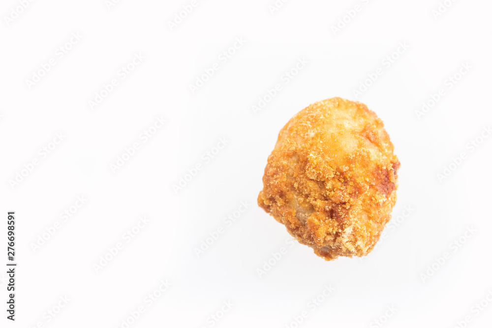 Dried seeds of sacha fruit - Inchi peanuts - Plukenetia volubilis. White background Dried seeds of sacha fruit - Inchi peanuts - Plukenetia volubilis. White background