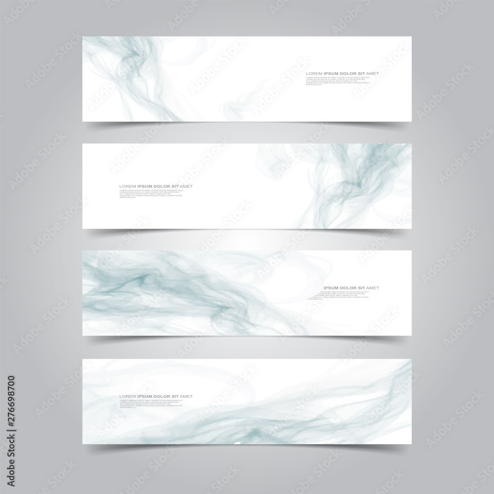 Fototapeta premium Vector Abstract banner web template