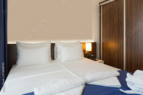 Wallpaper Mural Interior of a hotel bedroom Torontodigital.ca