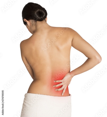 Fotografie Woman with back pain