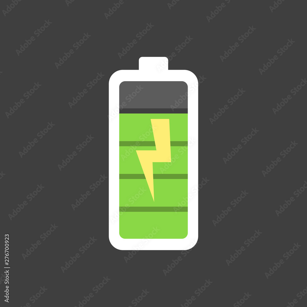 Battery icon. Vector illustration. Battery icon. Vector illustration.