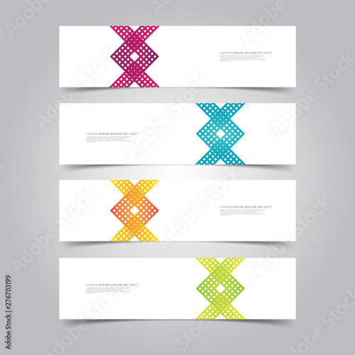 Vector Abstract banner web template