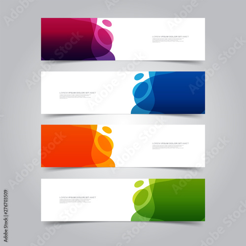 Vector Abstract banner web template
