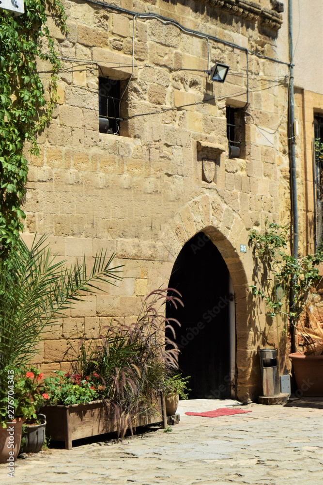 Fototapeta premium Old history stone building in Cyprus