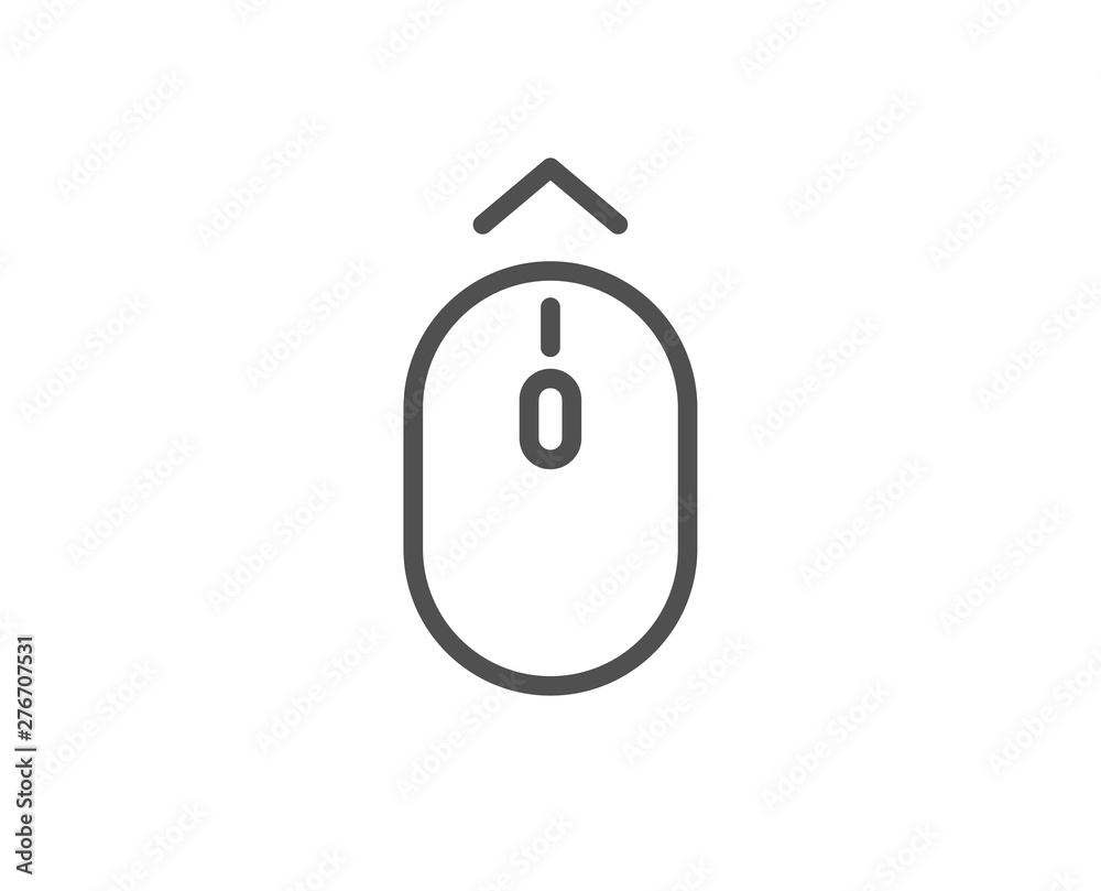 Swipe up mouse line icon. Scrolling arrow sign. Landing page scroll symbol. Quality design element. Linear style swipe up icon. Editable stroke. Vector Swipe up mouse line icon. Scrolling arrow sign. Landing page scroll symbol. Quality design element. Linear style swipe up icon. Editable stroke. Vector
