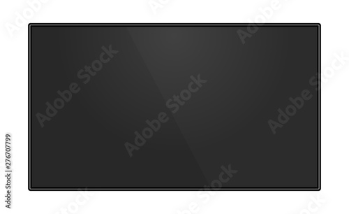 TV flat screen lcd plasma. Vector illustration.