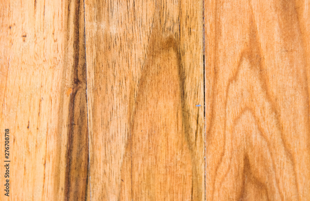 Naklejka premium Brown wooden board texture background