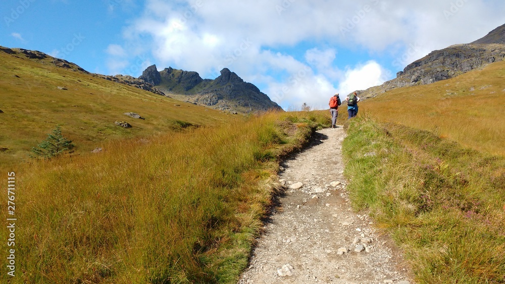 Hike up to The Cobbler (Arrochar) - Scottish Highlands, Arrochar, Loch Lomond and The Trossachs National Park, Stirling, Scotland, United Kingdom, Europe