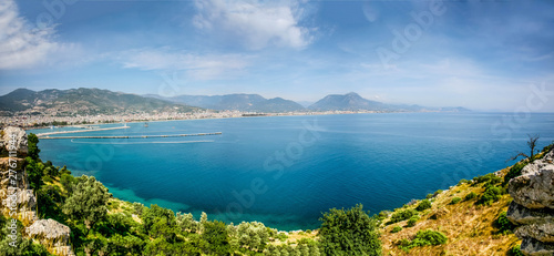 panoromic view of alanya