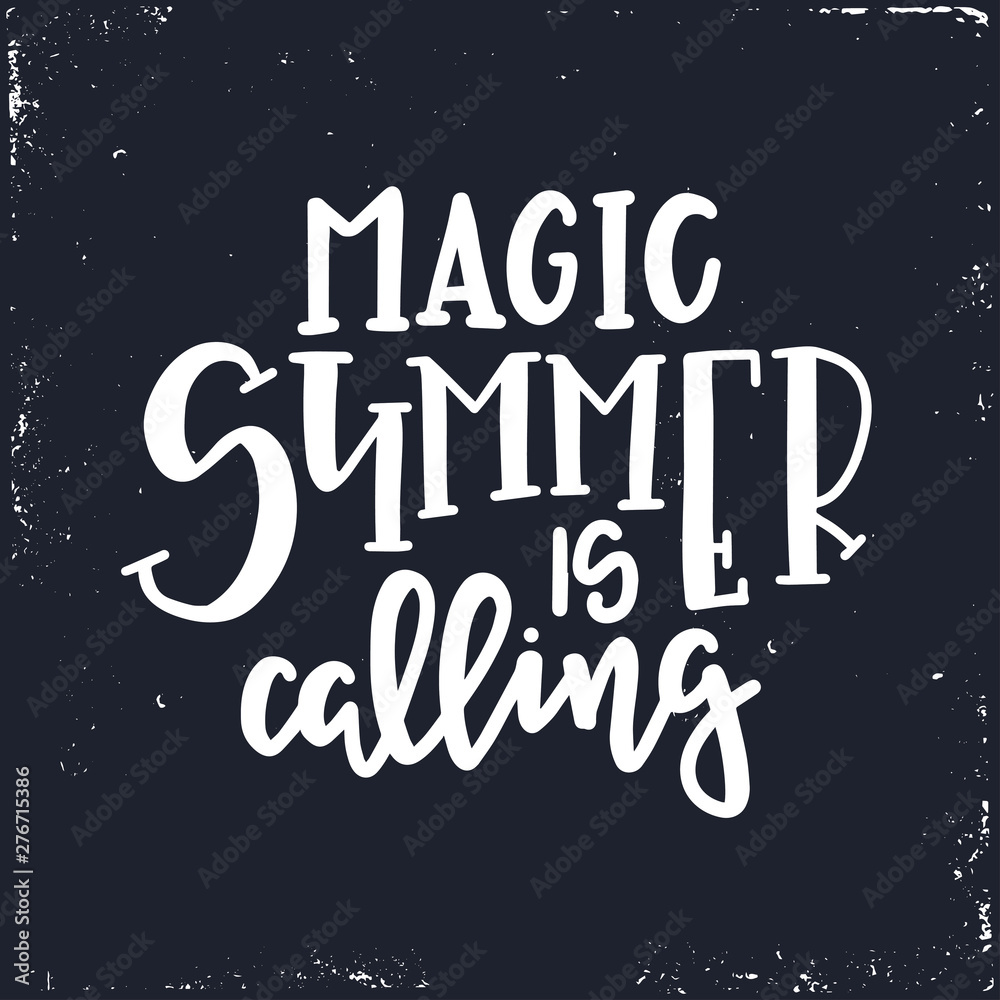 Fototapeta premium Hand drawn typography poster. Conceptual handwritten phrase Home and Family T shirt hand lettered calligraphic design. Inspirational vector