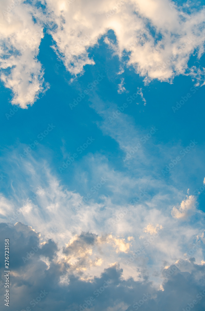 Blue sky background with abstract clouds Blue sky background with abstract clouds