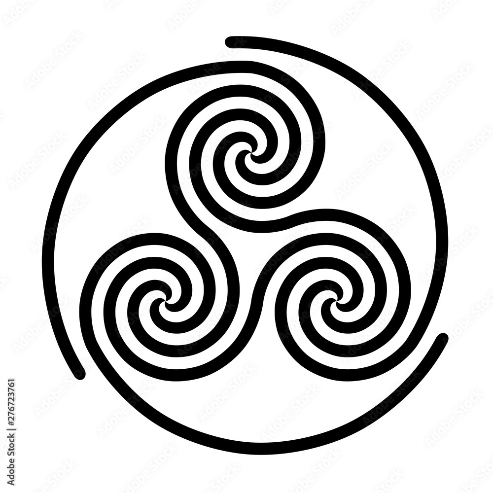 Triskelion symbol icon