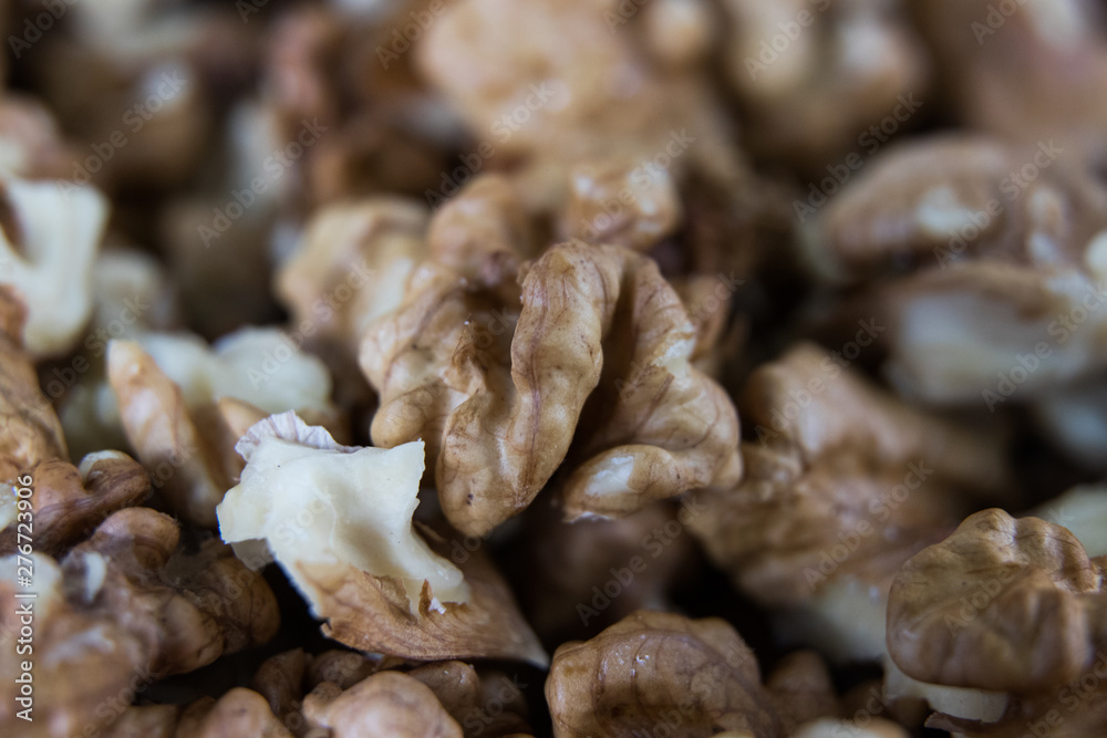 walnuts kernel on a gray wooden board walnuts kernel on a gray wooden board