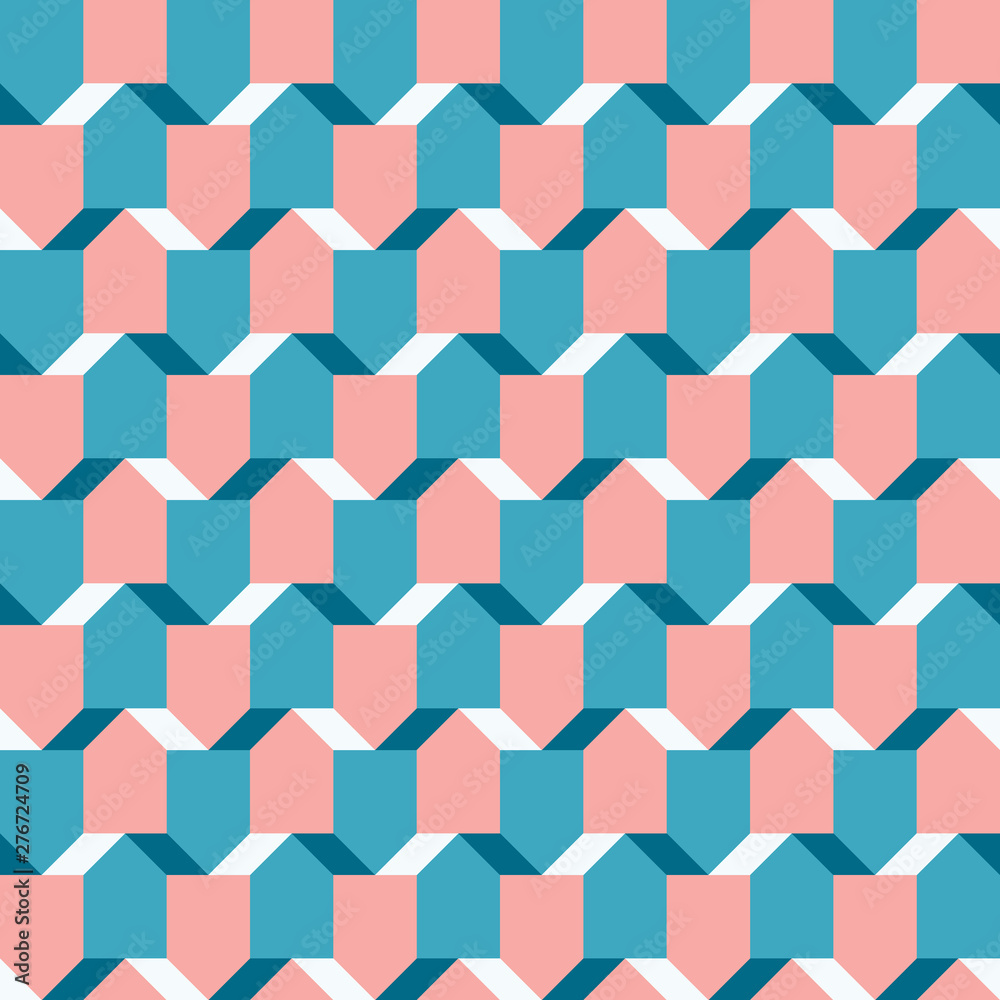 Decorative Scandinavian geometric modern pattern for the background, tile and textiles. It is assembled from modular parts. Vector. Seamless. Decorative Scandinavian geometric modern pattern for the background, tile and textiles. It is assembled from modular parts. Vector. Seamless.