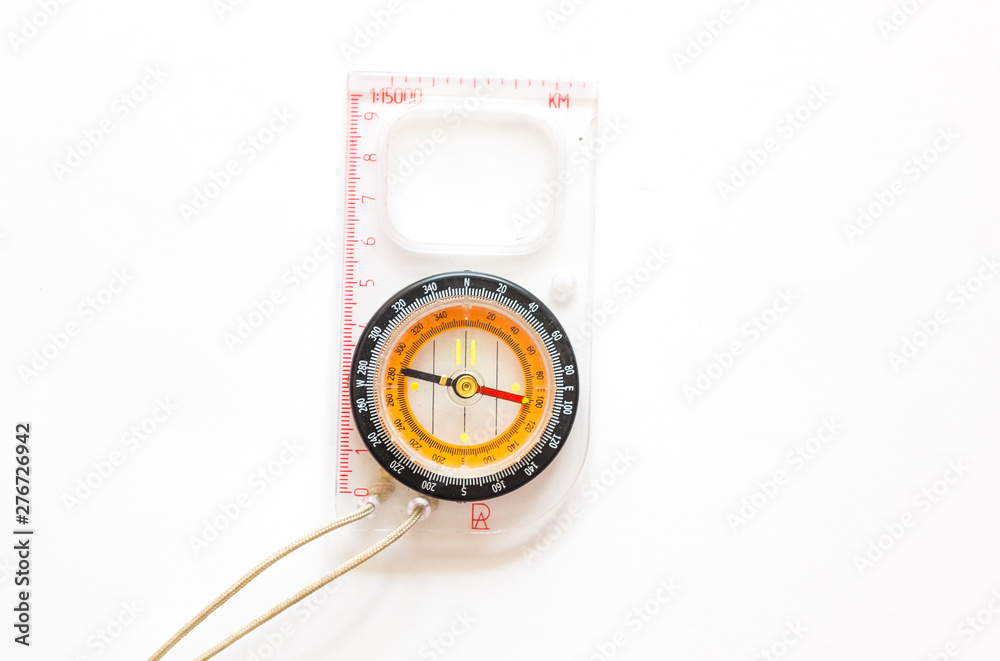Compass isolated on a white background. Navigation compass, wind rose with directional arrows. Compass with signs to the north, south, east and west. Compass isolated on a white background. Navigation compass, wind rose with directional arrows. Compass with signs to the north, south, east and west.