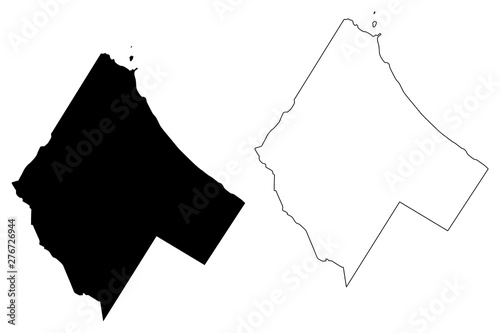 Awdal region (Federal Republic of Somalia, Horn of Africa) map vector illustration, scribble sketch Awdal map.... photo