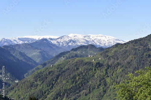 view of the mountains