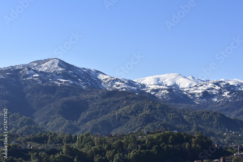 panoramic view of the alps © salih