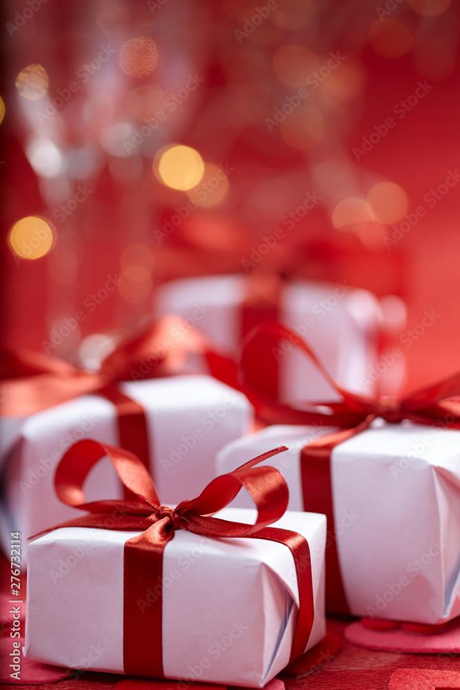 presents for Valentine day, holiday concept presents for Valentine day, holiday concept