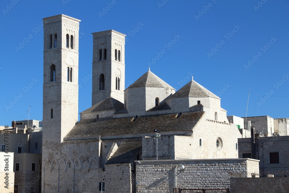 Molfetta, Italy. Molfetta town in Apulia region, Italy. Cathedral of Molfetta.
