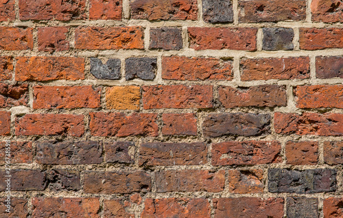 Old Brick Wall Red Grunge Aged