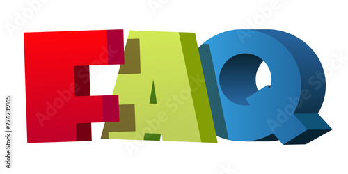 Colorful illustration of "Startup" word: Frequently Asked Questions