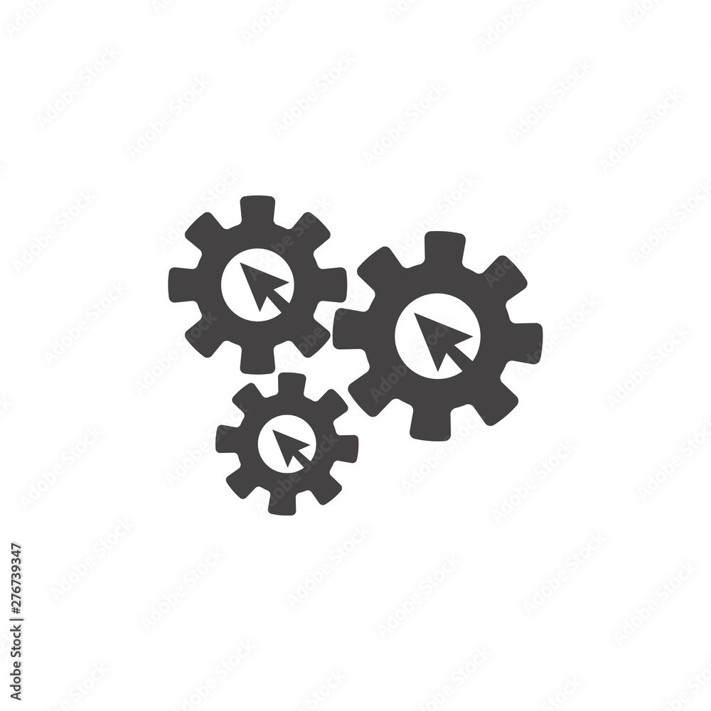 Website clicks icon with pointer icon - unscrupulously acquiring website clicks Website clicks icon with pointer icon - unscrupulously acquiring website clicks