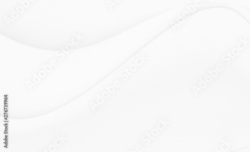 Closeup elegant crumpled of white silk fabric cloth background and texture. Luxury background design.-Image.