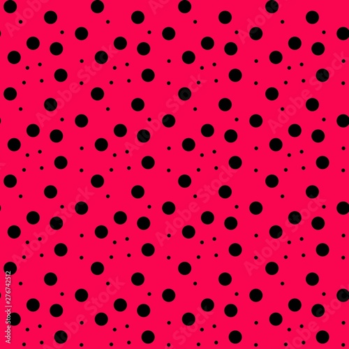 Seamless pattern of dots for the decoration of the fabric, vector image