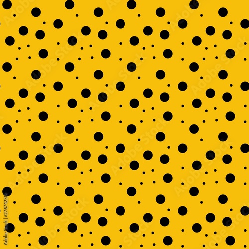 Seamless pattern of dots for the decoration of the fabric, vector image