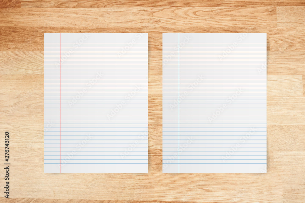 Mockup of blank white note papers on wooden background for your text Mockup of blank white note papers on wooden background for your text